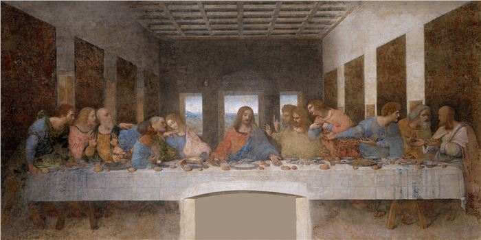 Leonardo da Vinci, The Last Supper (restored), 1495